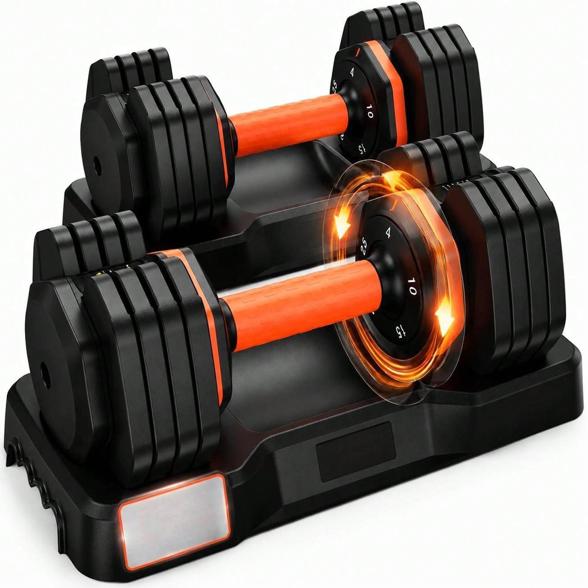 Home Gym Dumbbell Set - Adjustable Dumbbells Set Of 2 Quick