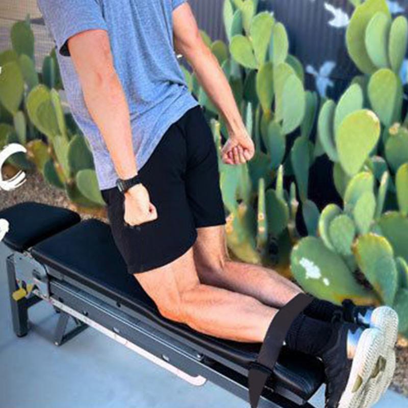 Home Gym Hamstring Exercises - Hamstring Curl Strap Adjustable Leg Bands