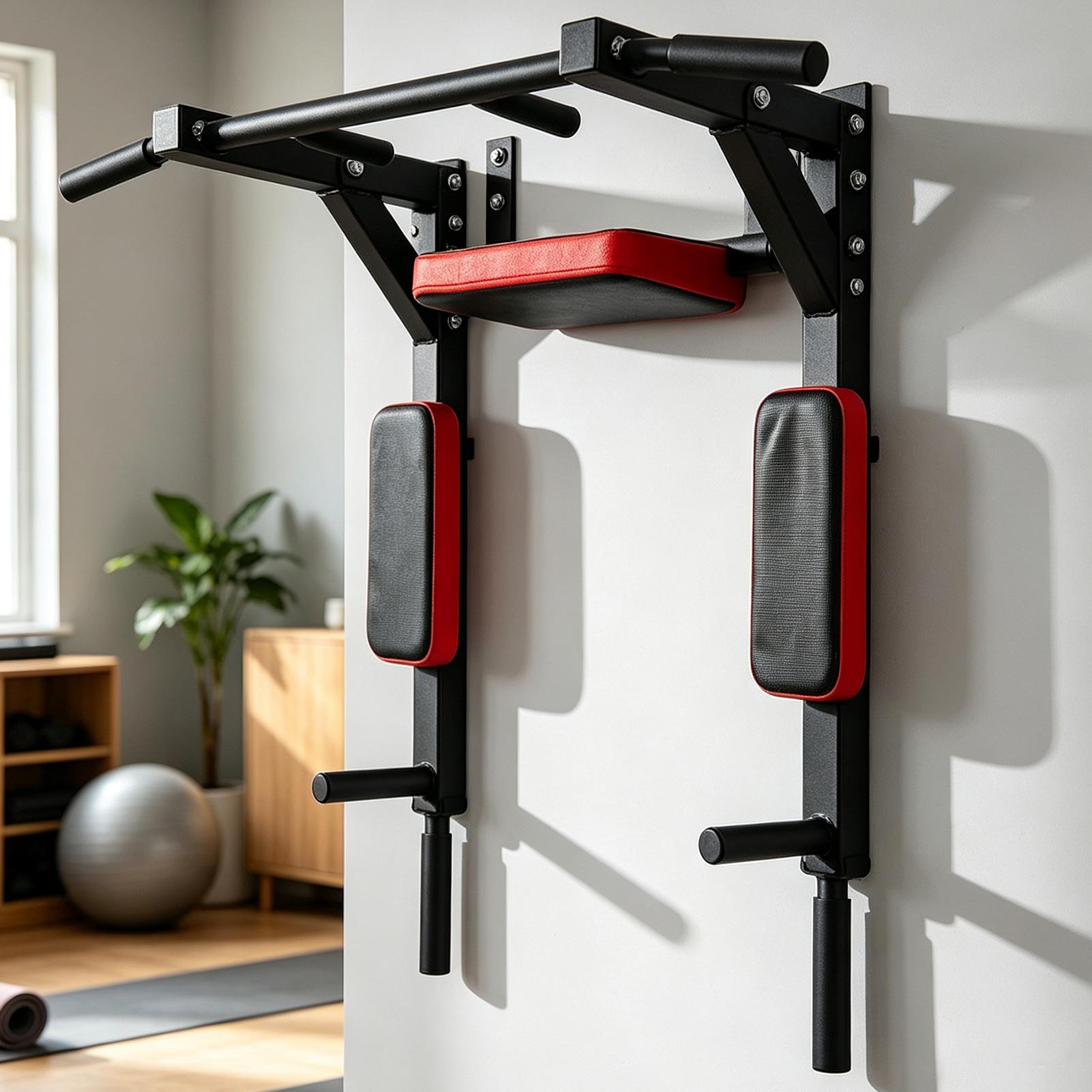 Pull Up Bar Tower - Wall-Mounted Pull-up Bar Fitness Horizontal Bar