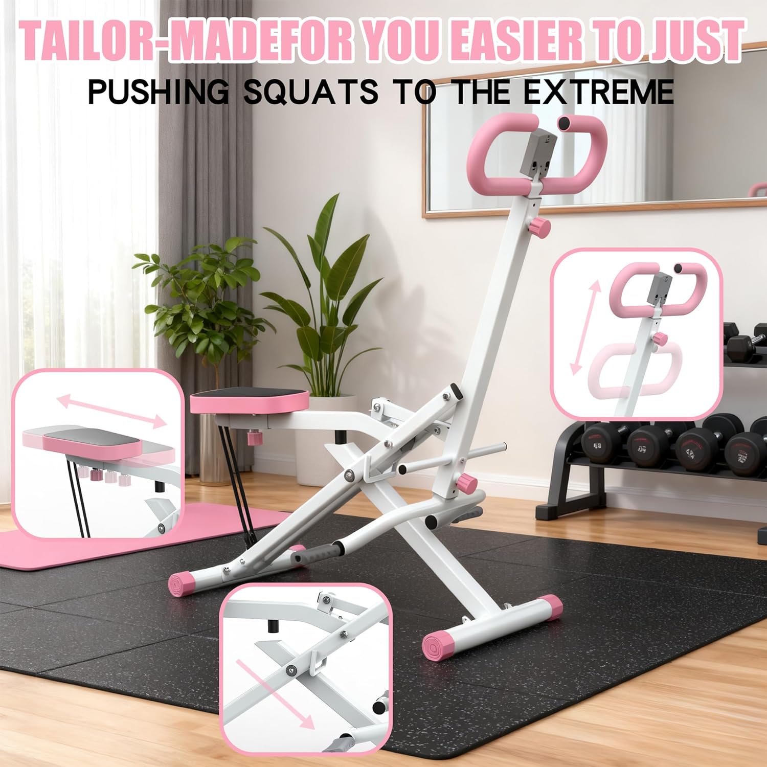 Squat Machine For Home, Assist - Home Gym Hip Thrust Machine 评论和价格
