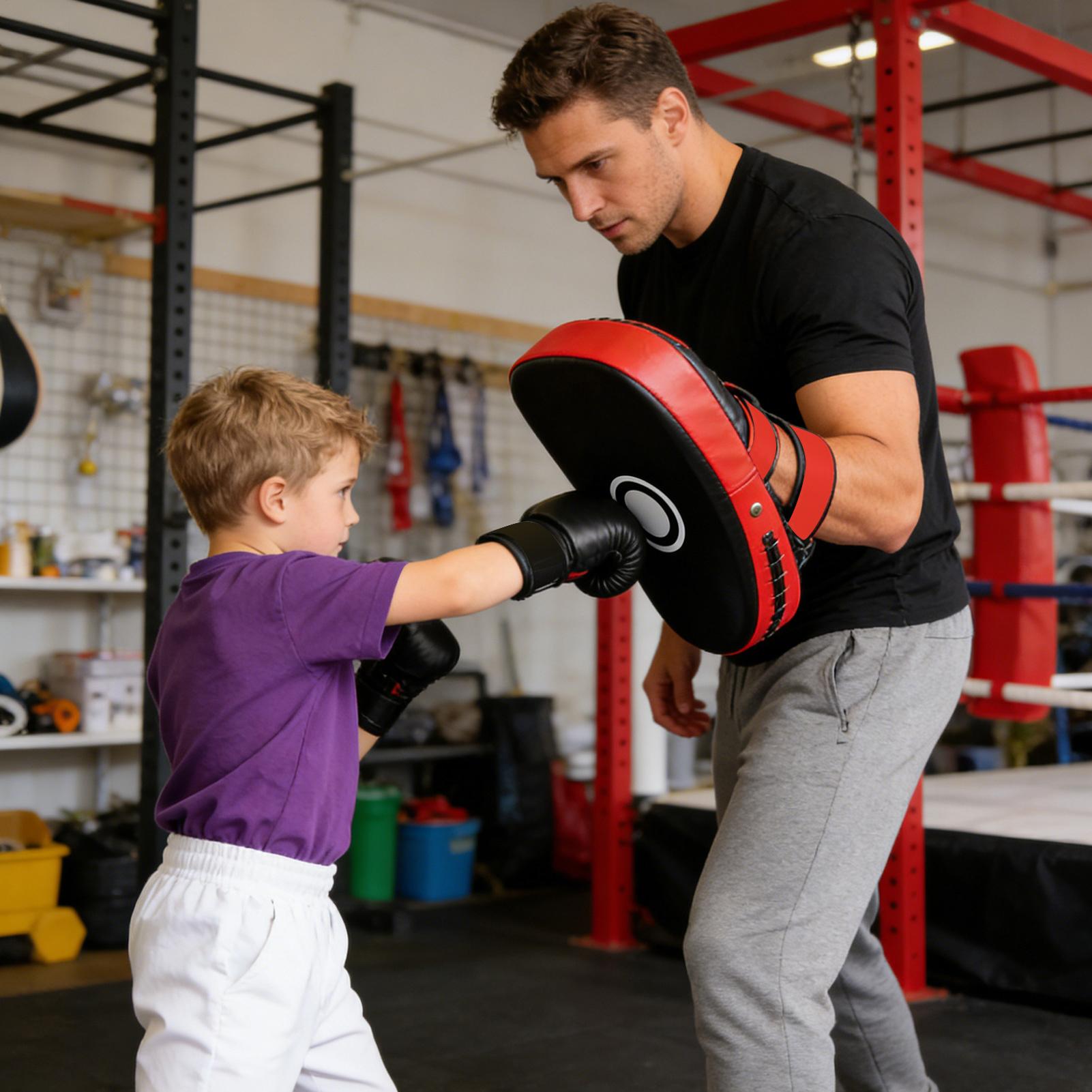 PU Leather Boxing Pads Curved  - Home Gym Trainer 评论和价格