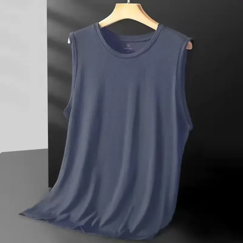 Men Ice Silk Mesh Sleeveless T - Home Gym China 评论和价格