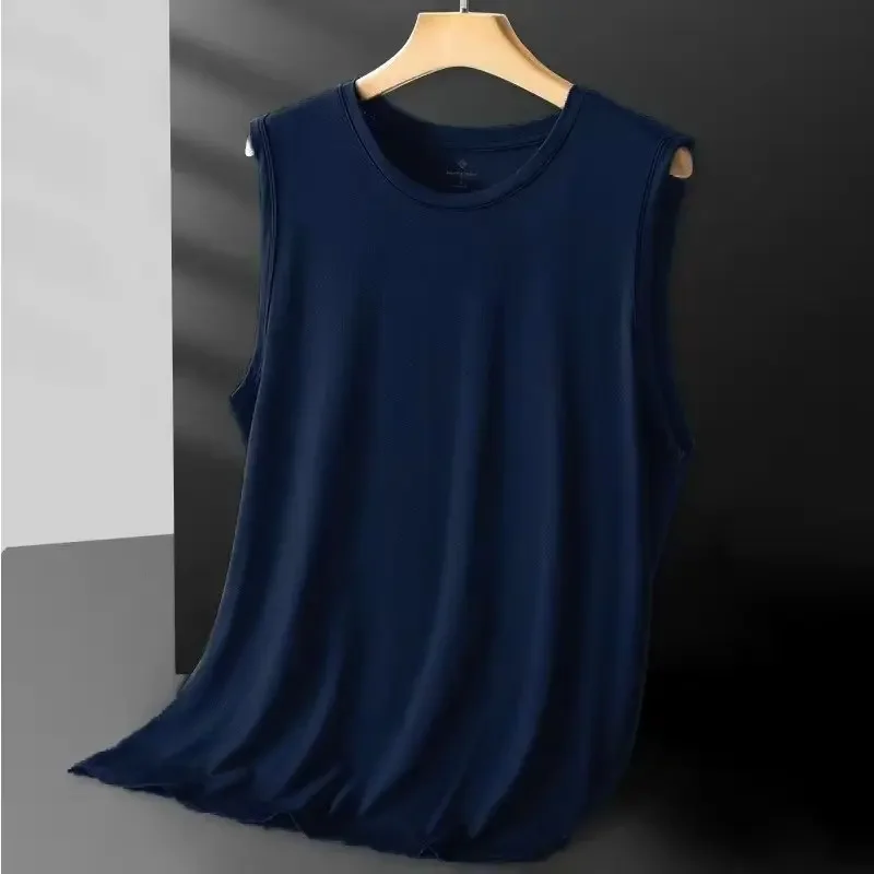 Men Ice Silk Mesh Sleeveless T - Home Gym China 评论和价格