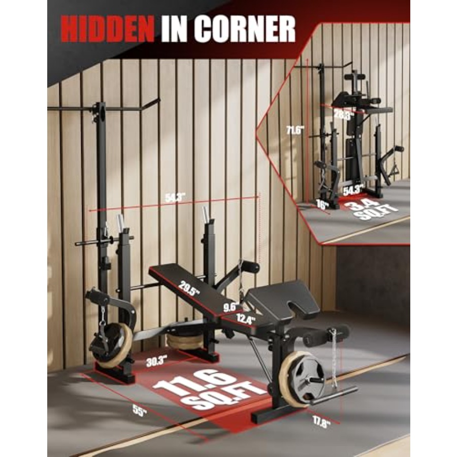 Home Gym Strength Training Ben - Home Gym Weight Bench 评论和价格
