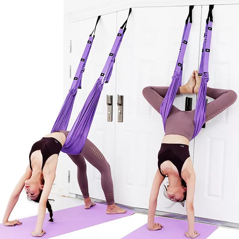 Adjustable Aerial Yoga Hammock - Yoga Trapeze Swing 评论和价格
