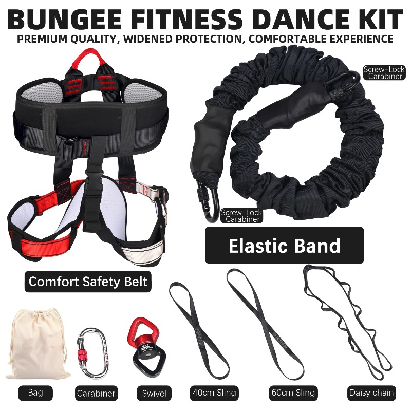 Heavy Bungee Fitness Kit Resis - Home Gym Yoga Studio 评论和价格