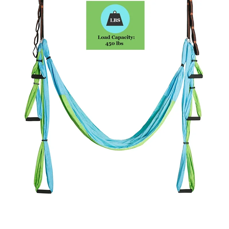 6 Handles Aerial Yoga Hammock  - Yoga Trapeze Swing 评论和价格