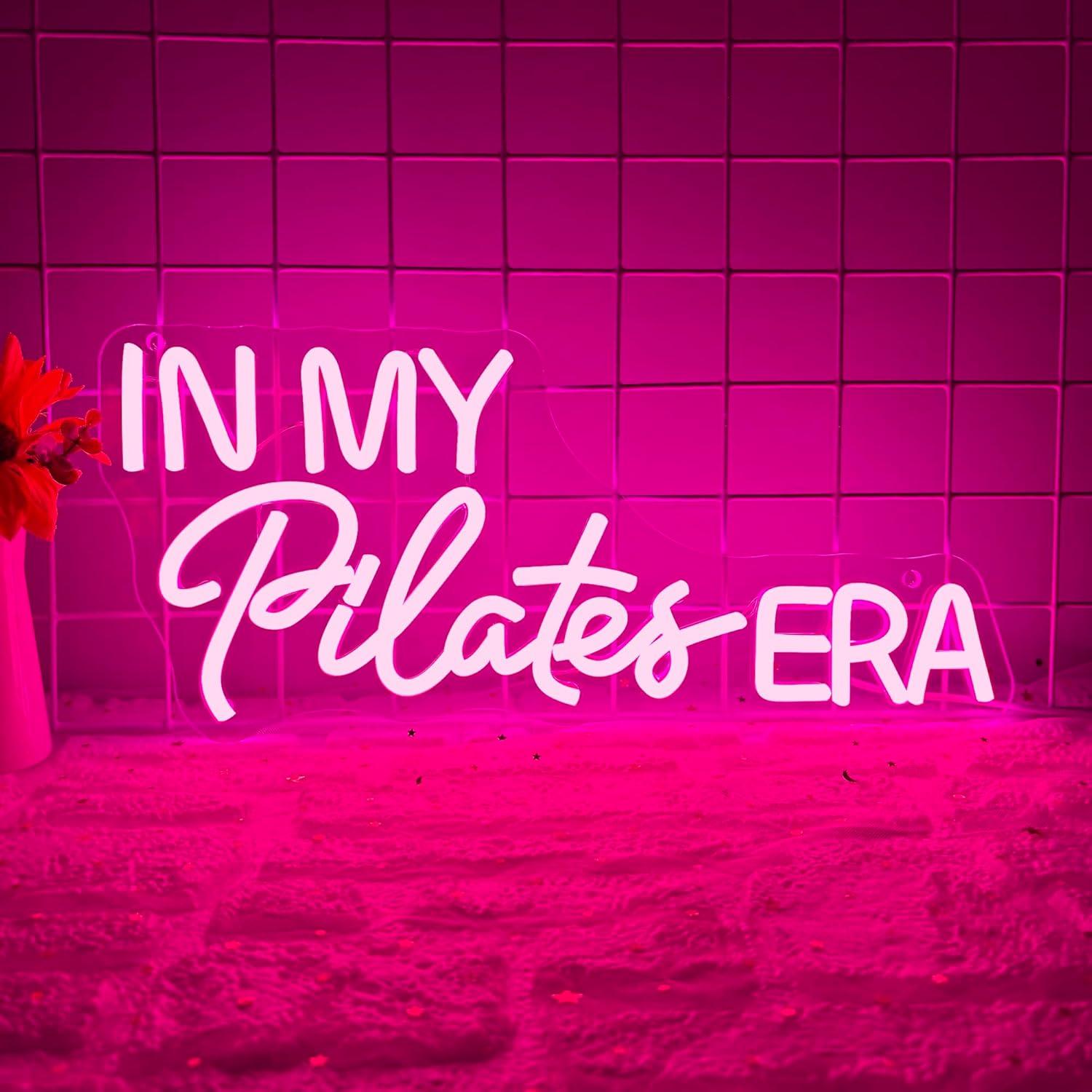 In My Pilates Era Neon Sign Di - Home Gym Yoga Studio 评论和价格