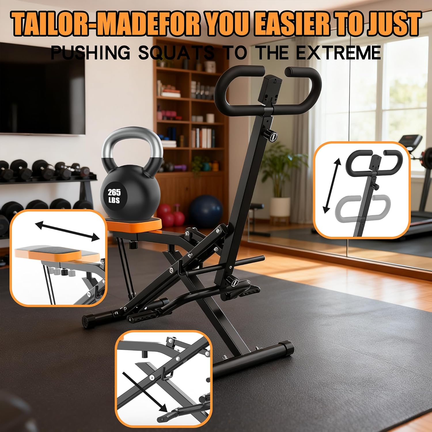 Squat Machine For Home, Assist - Home Gym Hip Thrust Machine 评论和价格