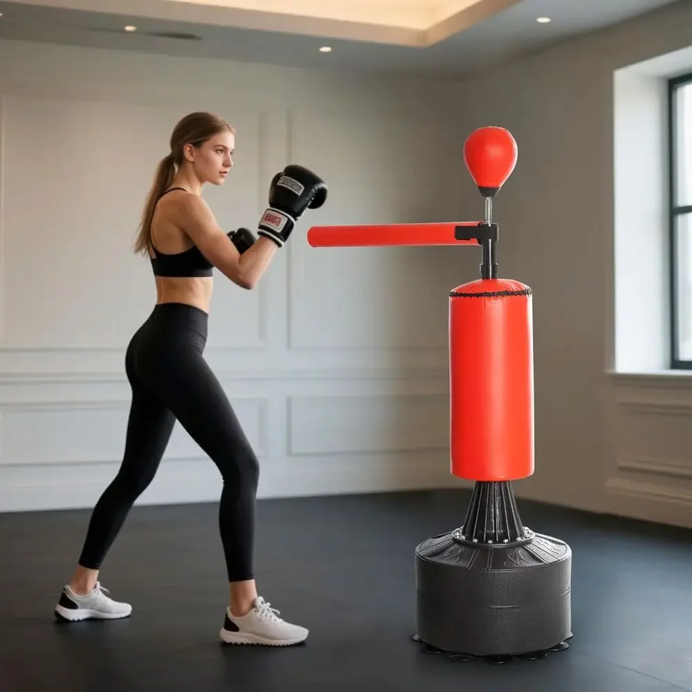 Adjustable Height Heavy Bag wi - Speed Bag Boxing 评论和价格