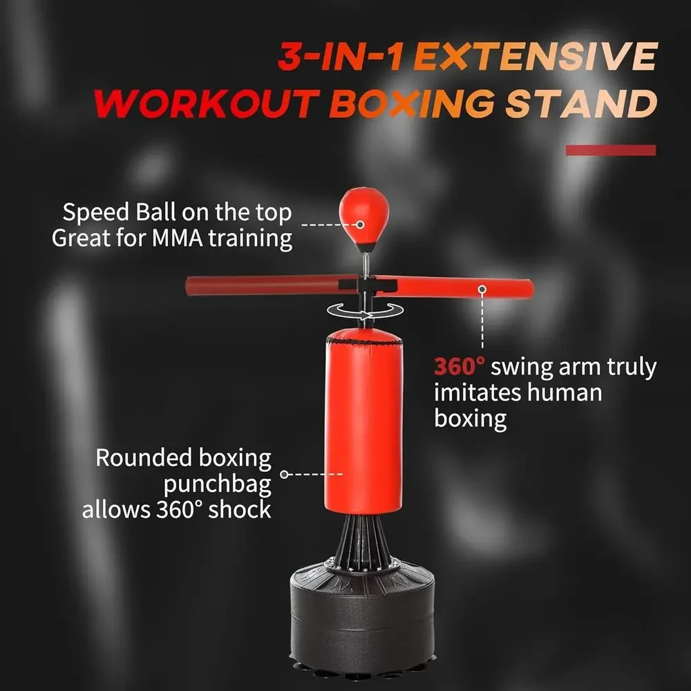 Adjustable Height Heavy Bag wi - Speed Bag Boxing 评论和价格