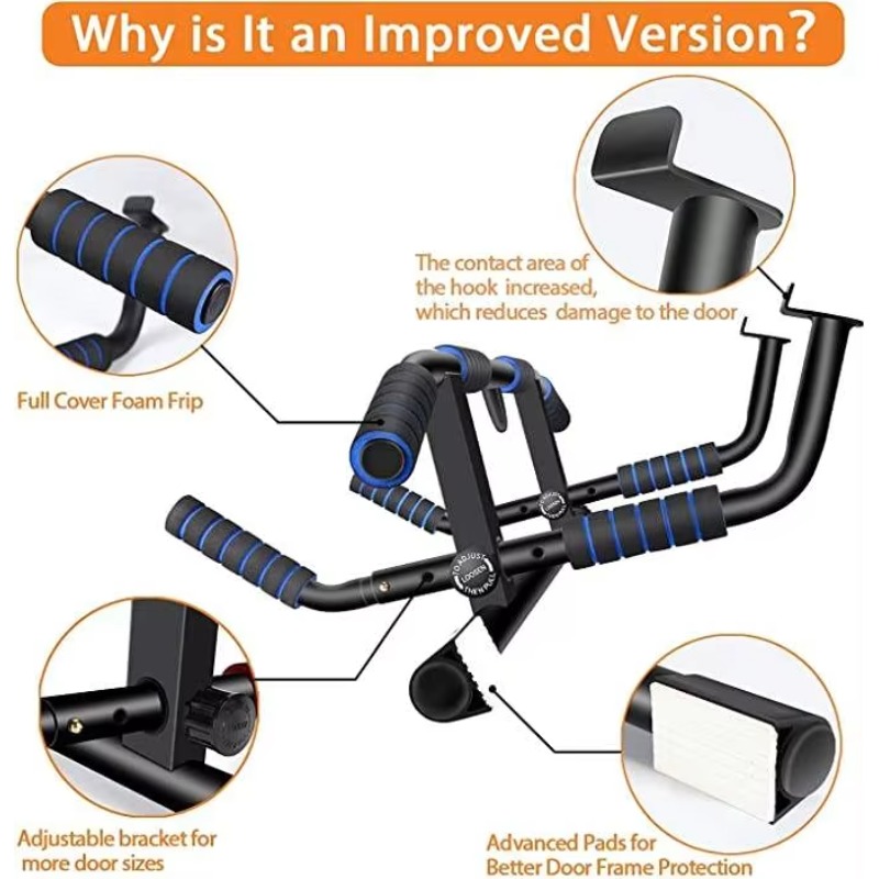 Pull up Bar for Doorway Multif - Home Gym Trainer 评论和价格