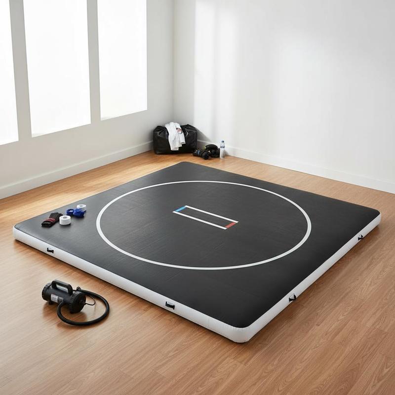 Inflatable Grappling Pad 13x13 - Home Gym Practice 评论和价格