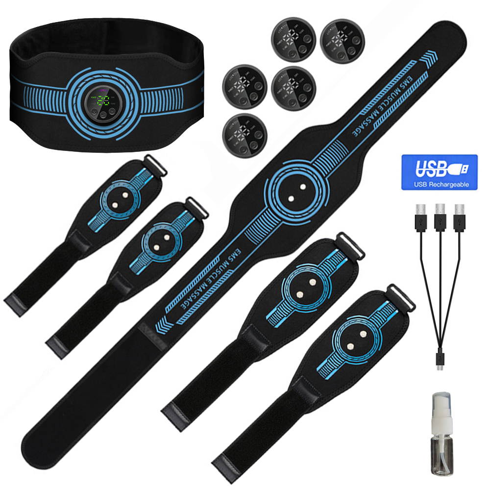 USB Rechargeable Abdominal Mus - Weight Belt Lifting 评论和价格