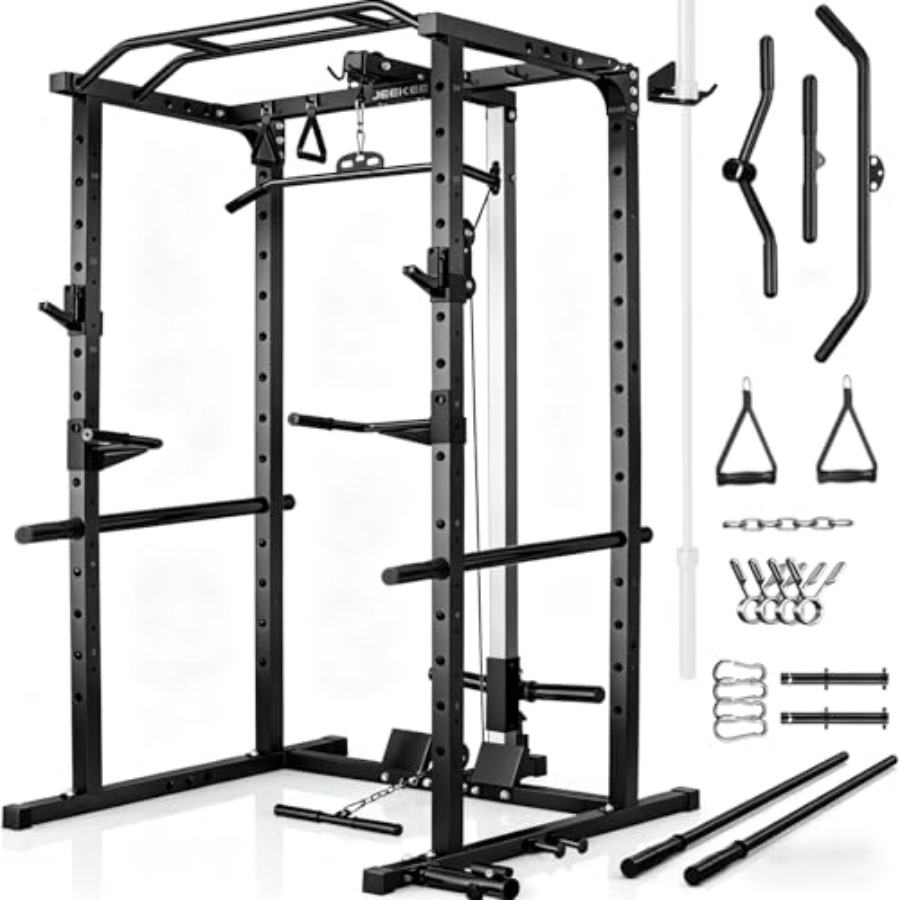 Home gym power rack with LAT p - Home Gym Multi 评论和价格
