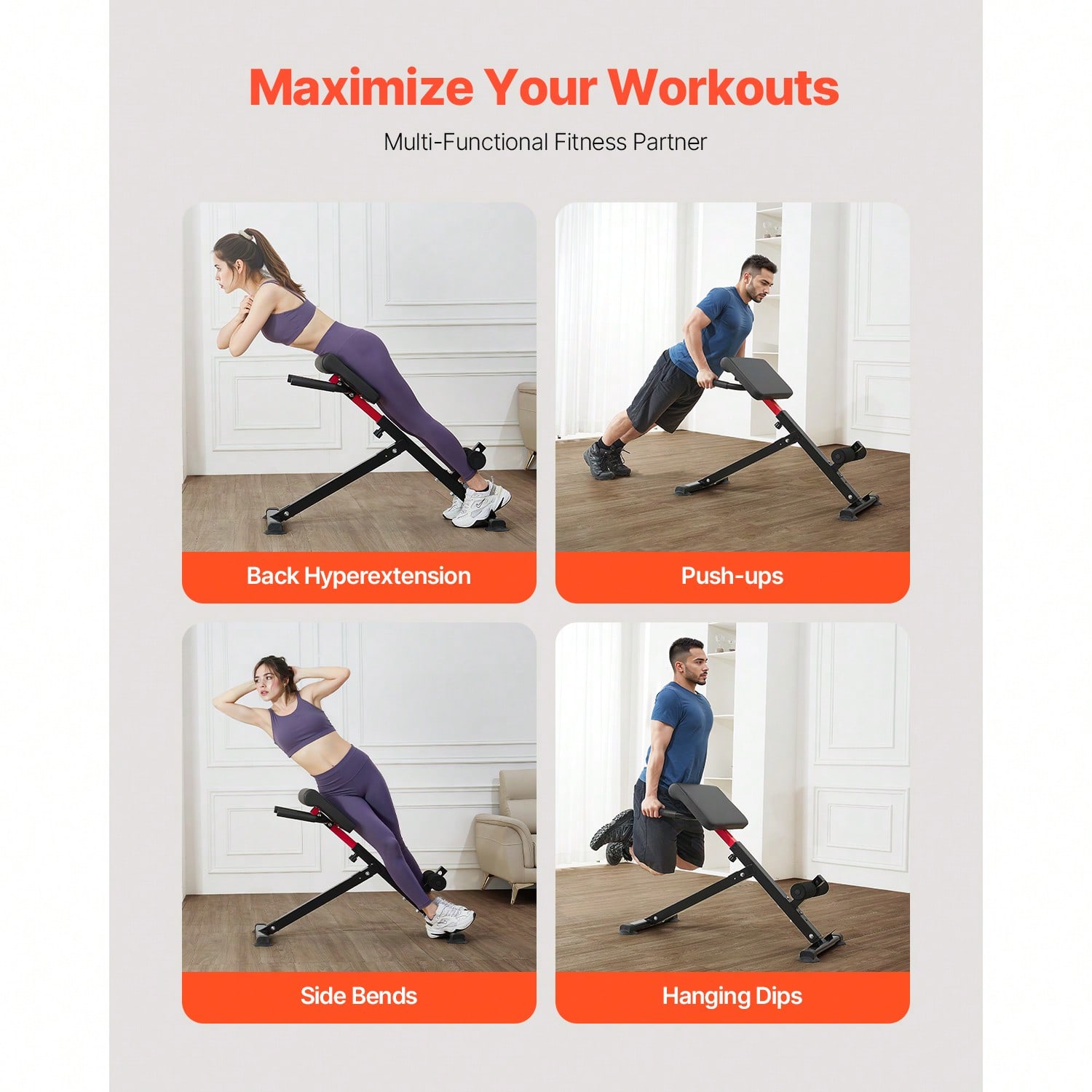 Roman Chair Hyperextension Ben - Home Gym Hamstring Exercises 评论和价格
