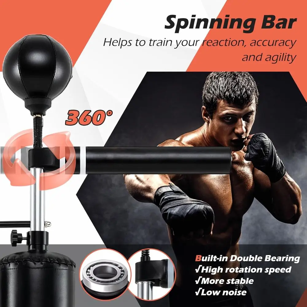 Height-Adjustable Rebounding B - Speed Bag Boxing 评论和价格