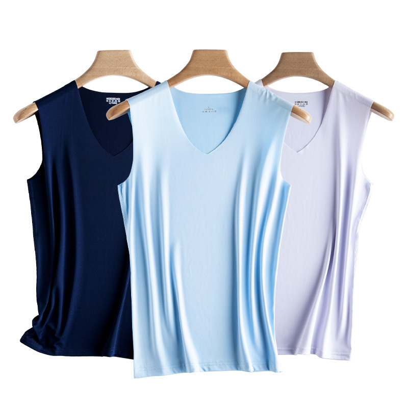 Silk Tank Tops Seamless Mens V - Home Gym China 评论和价格
