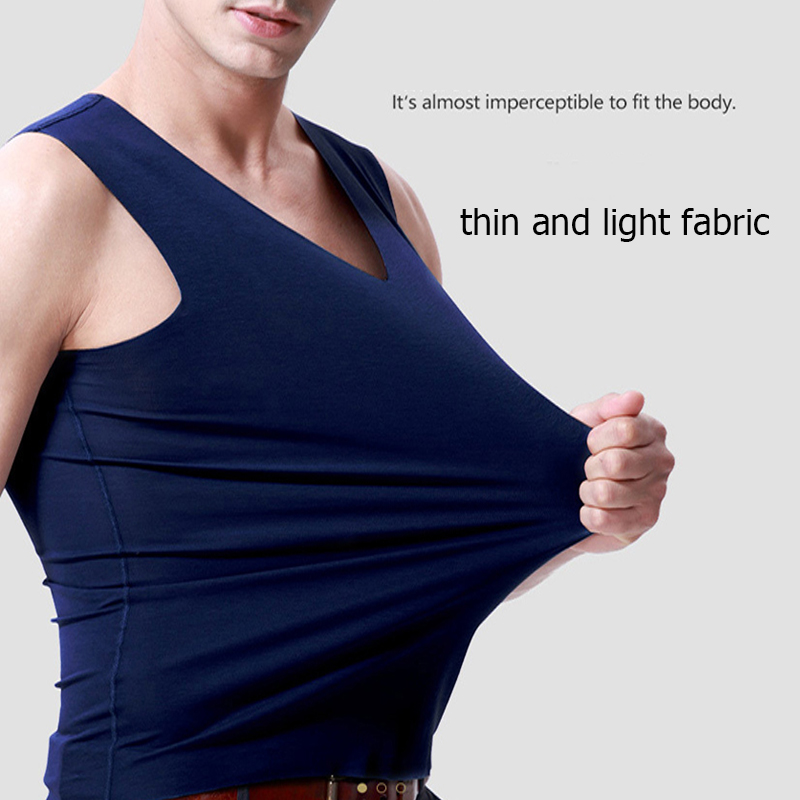 Silk Tank Tops Seamless Mens V - Home Gym China 评论和价格