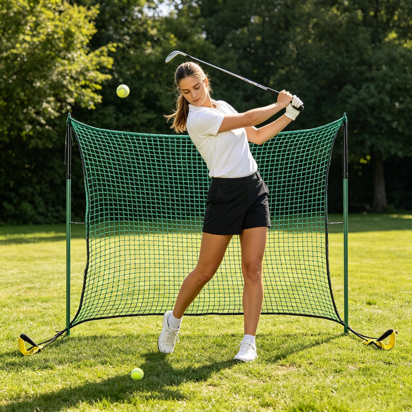 Golf Hitting Net Outdoor Train - Home Gym Practice 评论和价格