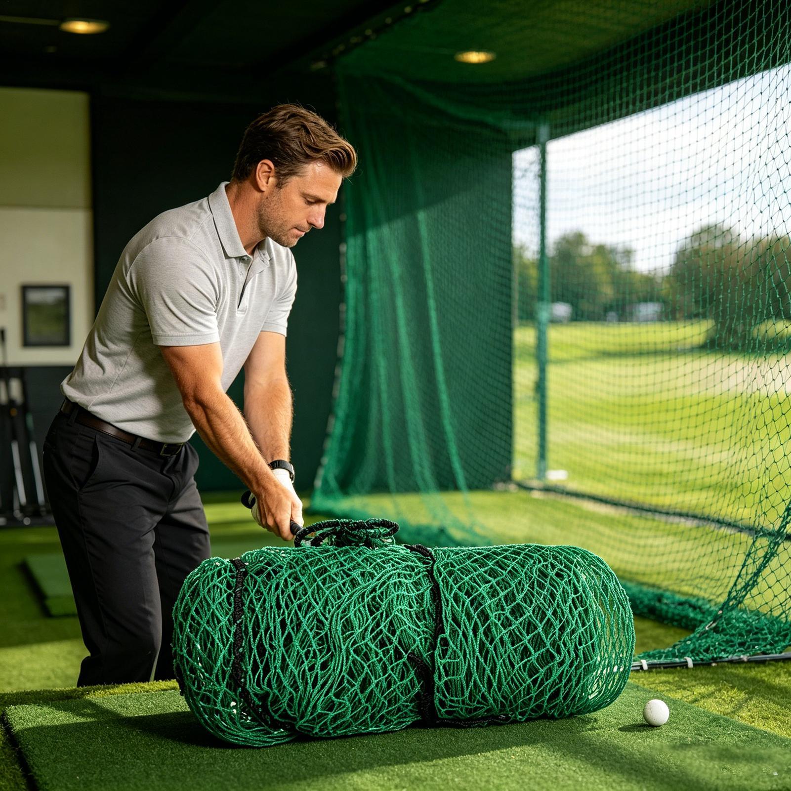 Golf Hitting Net Outdoor Train - Home Gym Practice 评论和价格