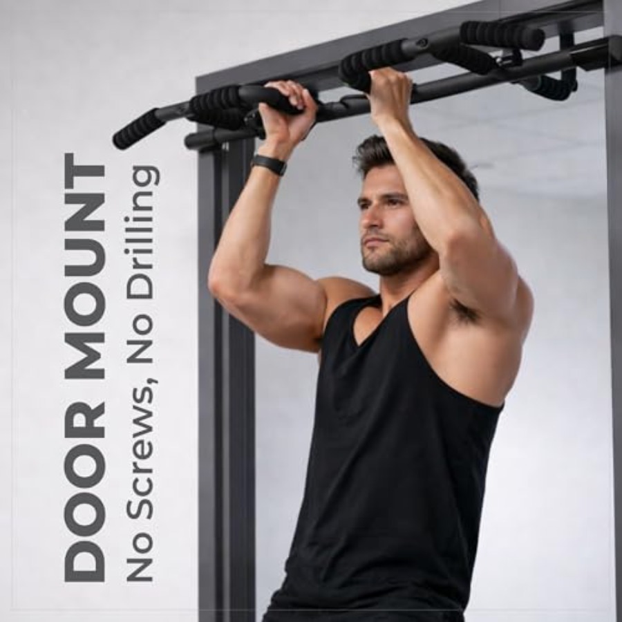 Doorway Pull Up Bar Set with S - Home Gym Multi 评论和价格