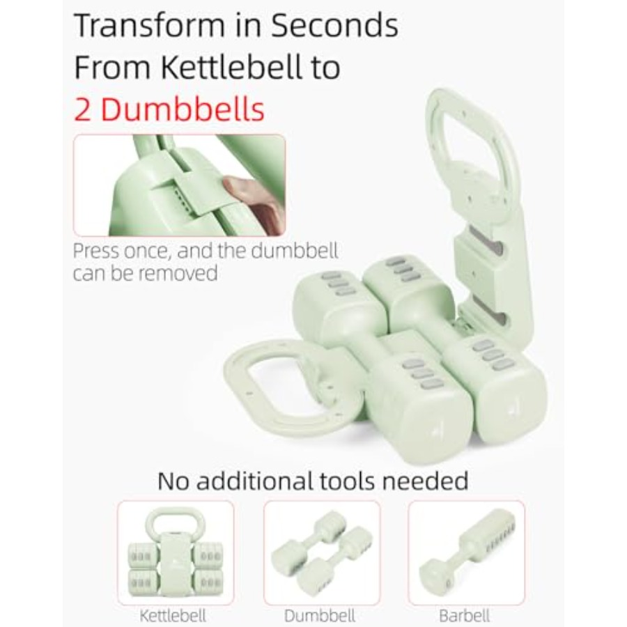 Home gym dumbbell set: 4-in-1  - Home Gym Dumbbell Set 评论和价格