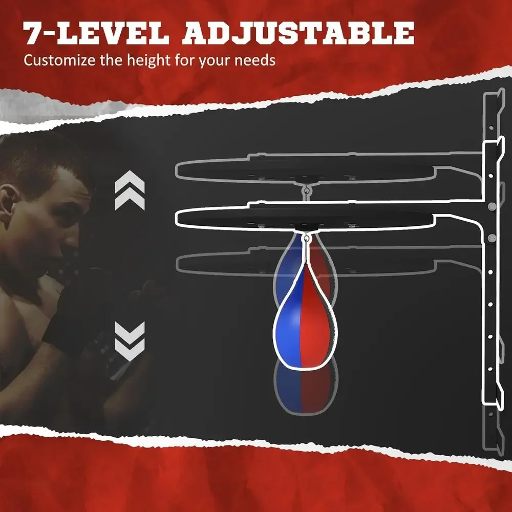 360-Degree Swivel Wall-Mounted - Speed Bag Boxing 评论和价格
