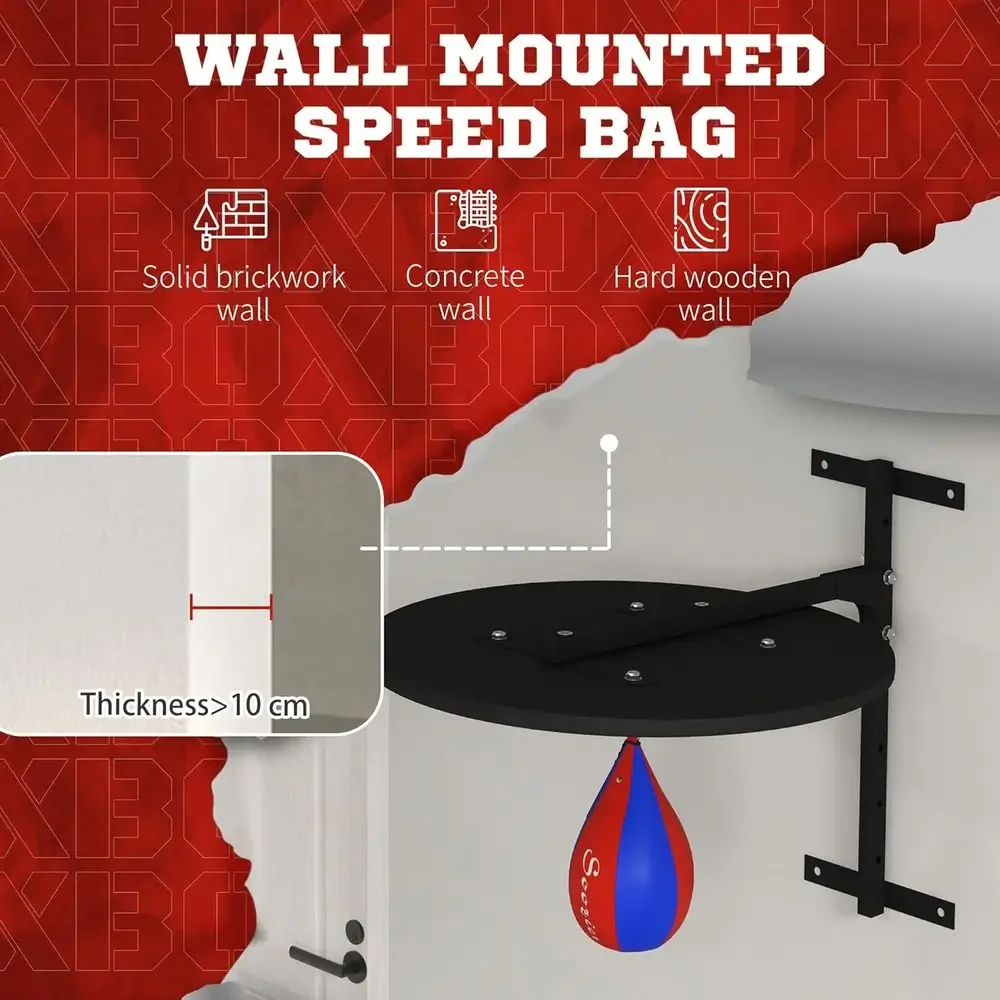 360-Degree Swivel Wall-Mounted - Speed Bag Boxing 评论和价格