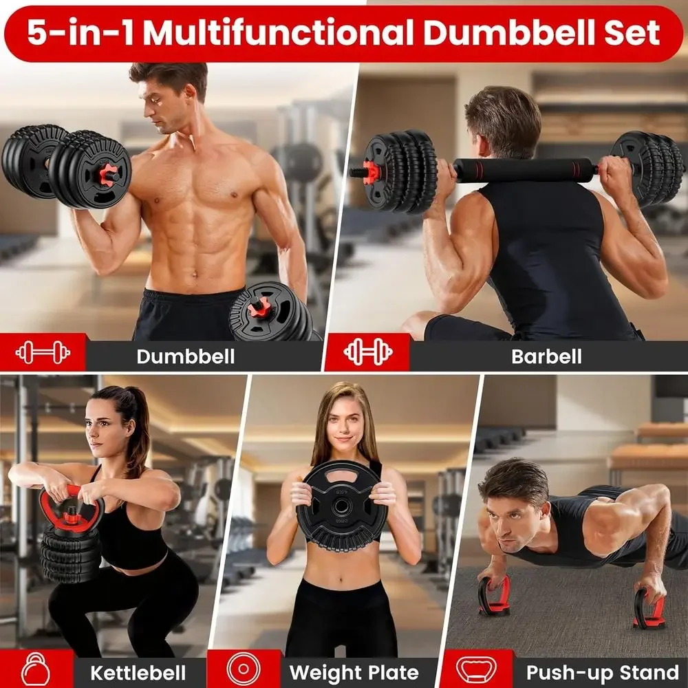Versatile Adjustable Dumbbells - Home Gym Dumbbell Set 评论和价格