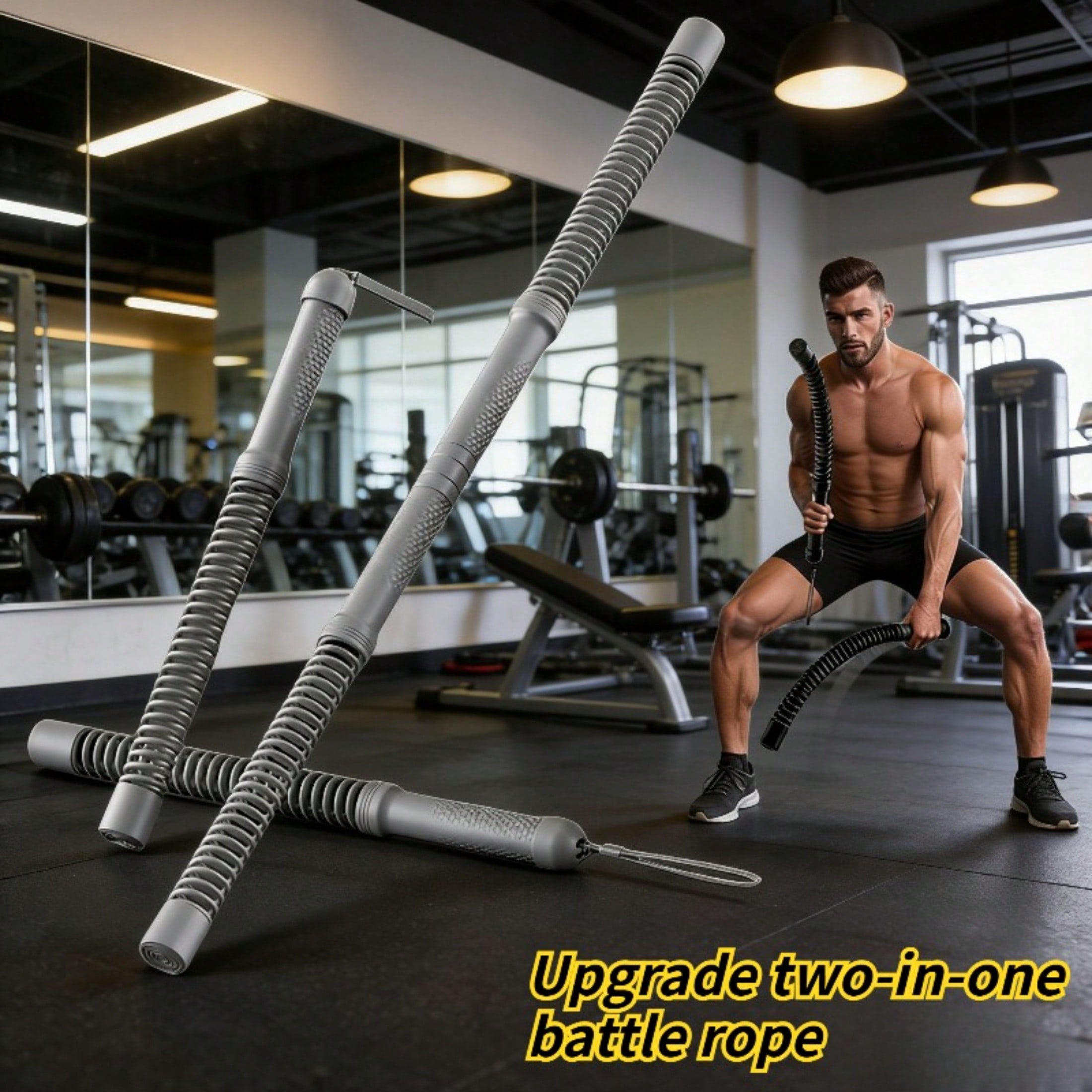 2-in-1 Upgraded Cordless Battl - Home Gym Trainer 评论和价格