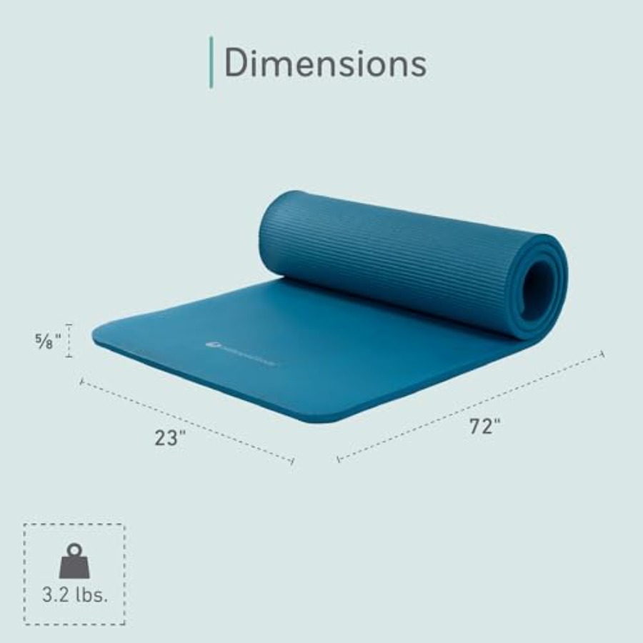 Pilates and yoga mat for studi - Home Gym Yoga Studio 评论和价格