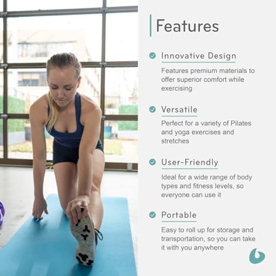 Pilates and yoga mat for studi - Home Gym Yoga Studio 评论和价格