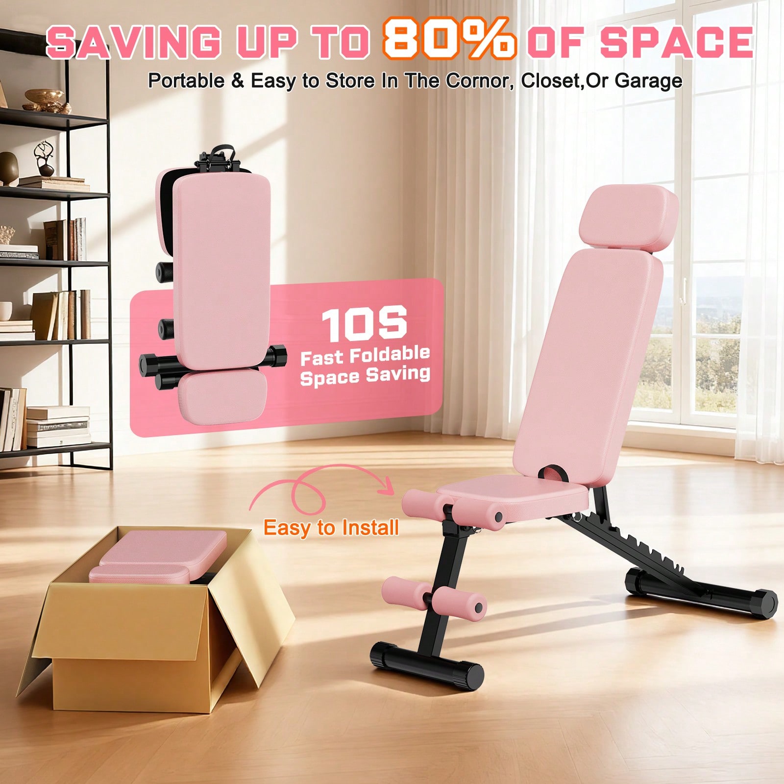 GIKPAL 9 Positions Adjustable  - Home Gym Weight Bench 评论和价格