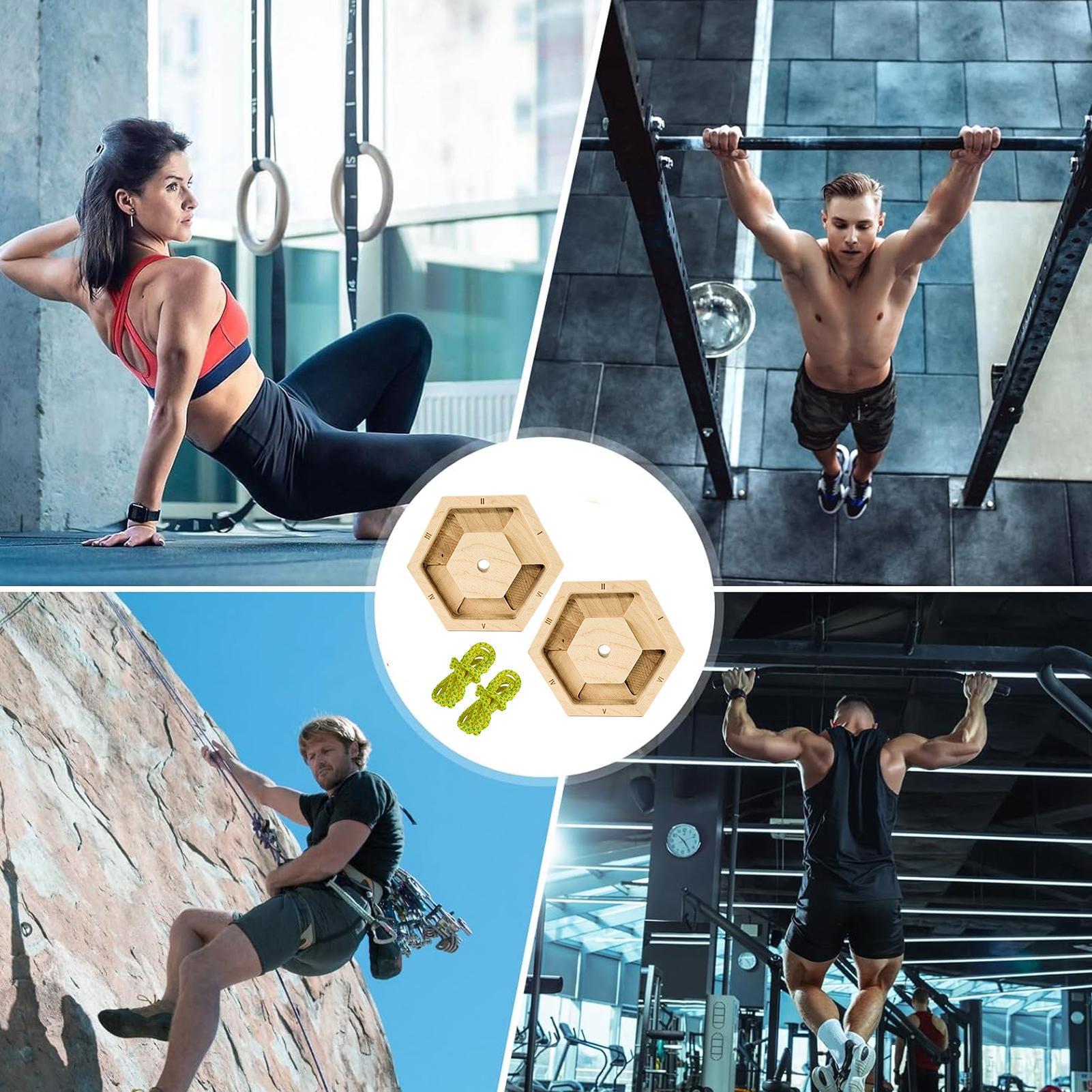 Hexagonal Wooden Finger Exerci - Home Gym Practice 评论和价格