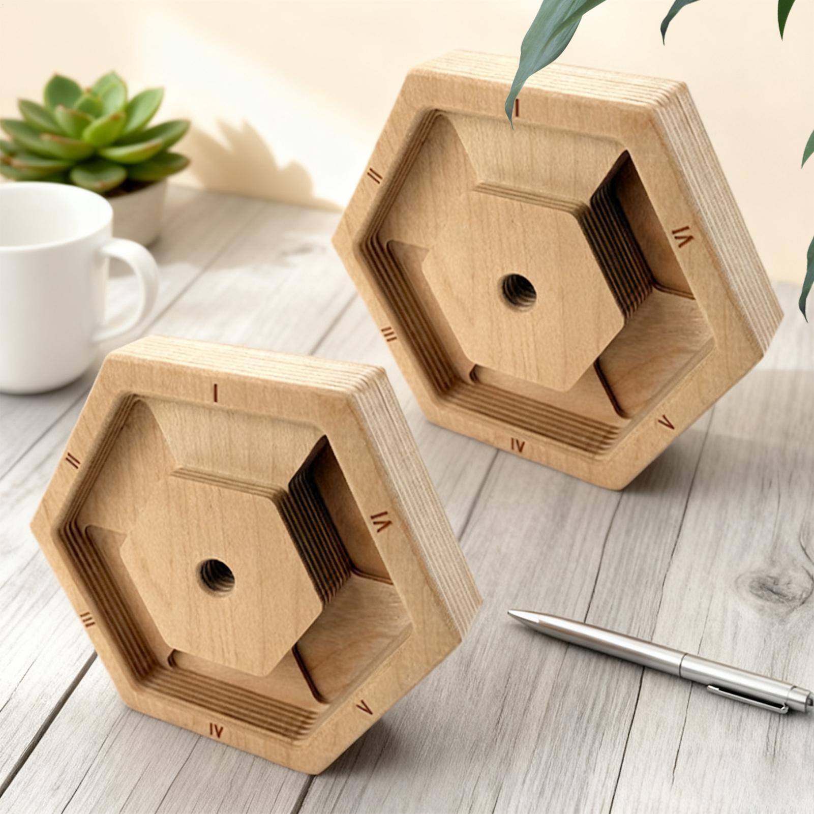 Hexagonal Wooden Finger Exerci - Home Gym Practice 评论和价格
