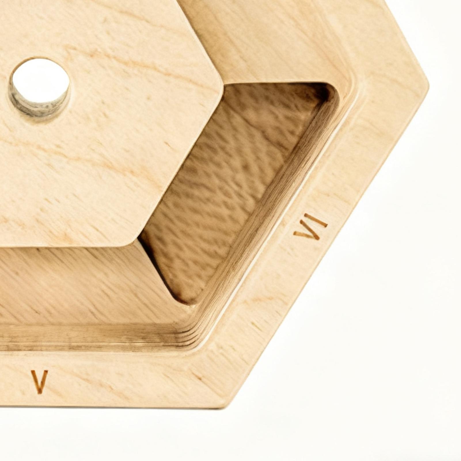 Hexagonal Wooden Finger Exerci - Home Gym Practice 评论和价格